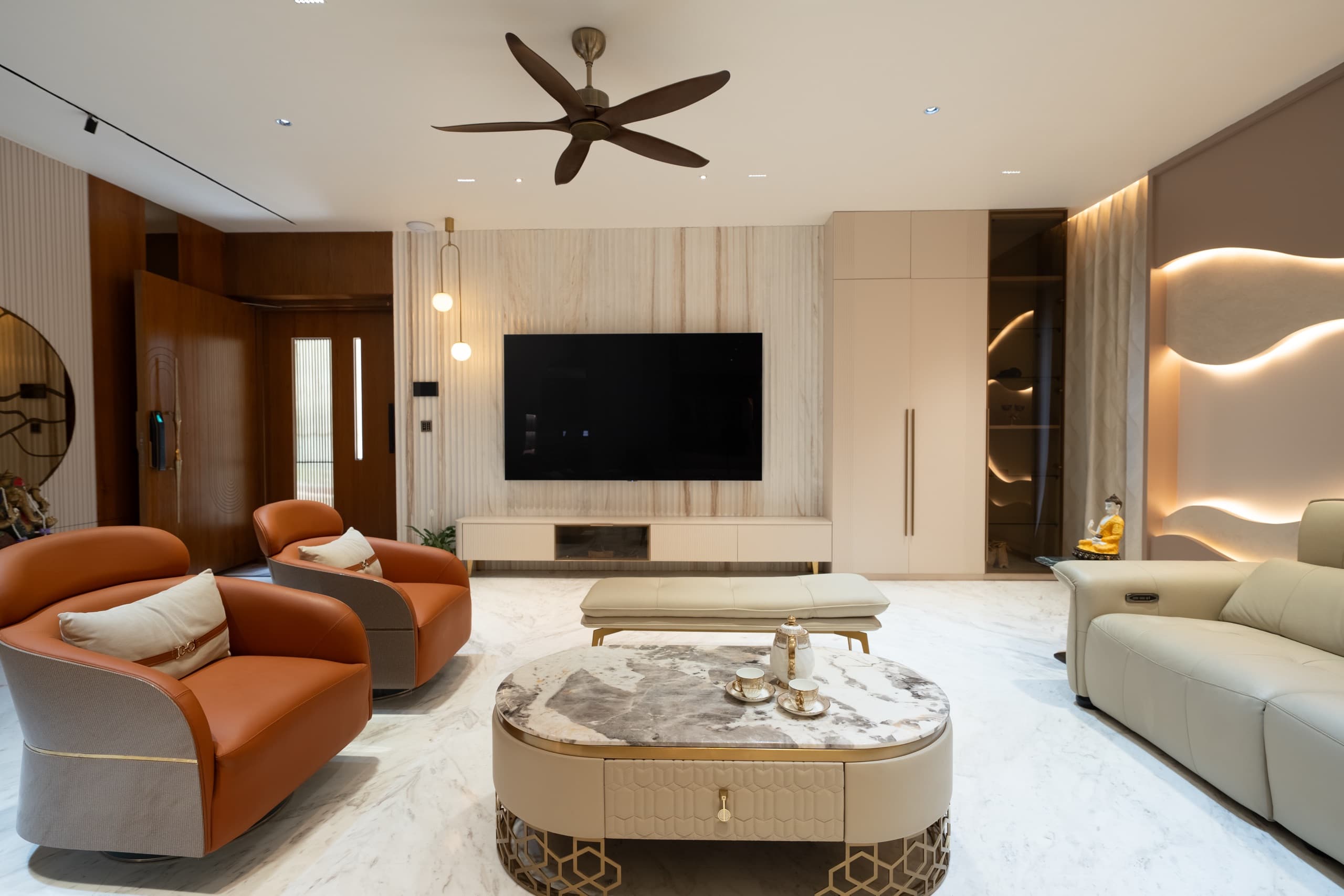 Luxury interior design in Nanakramguda, Hyderabad by Simplify Home