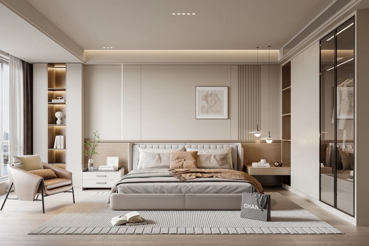 Luxury Bedroom Interior in Greenspace The Hive