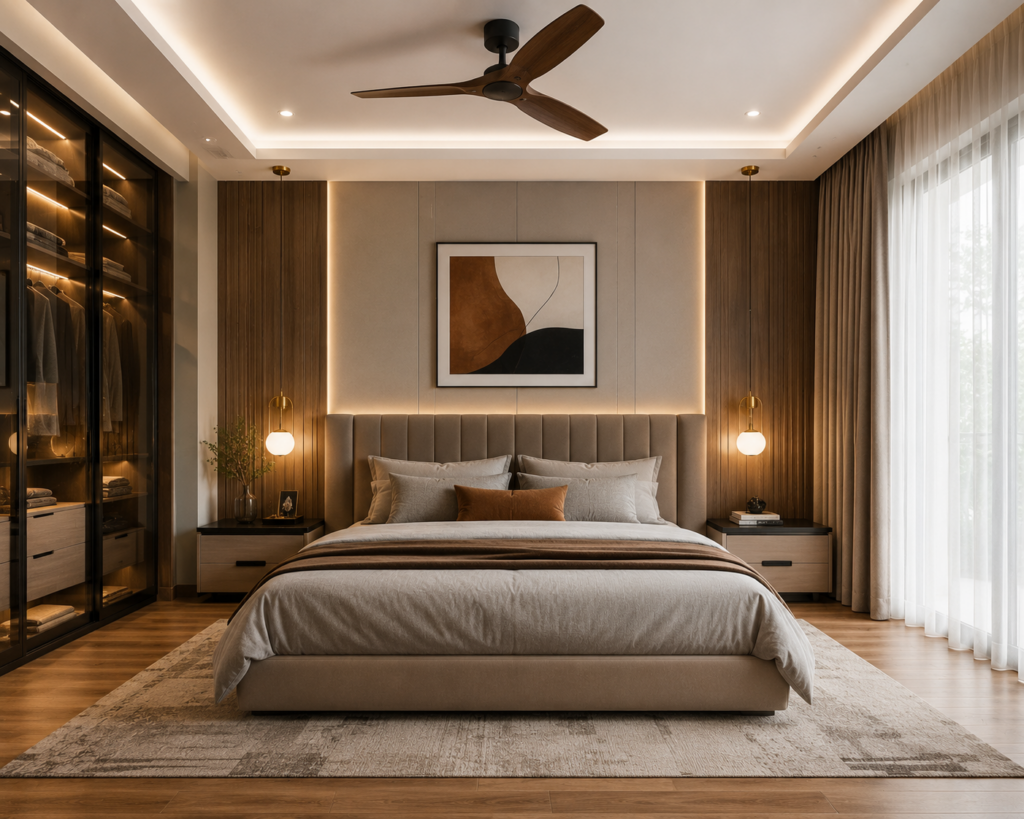 Premium bedroom interior designers in My home mangala kondapur