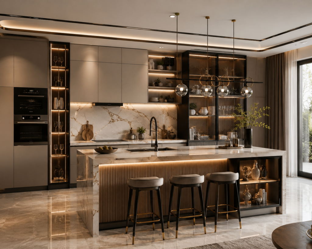 Luxury Modular Kitchen Designers in Raghava IRIS