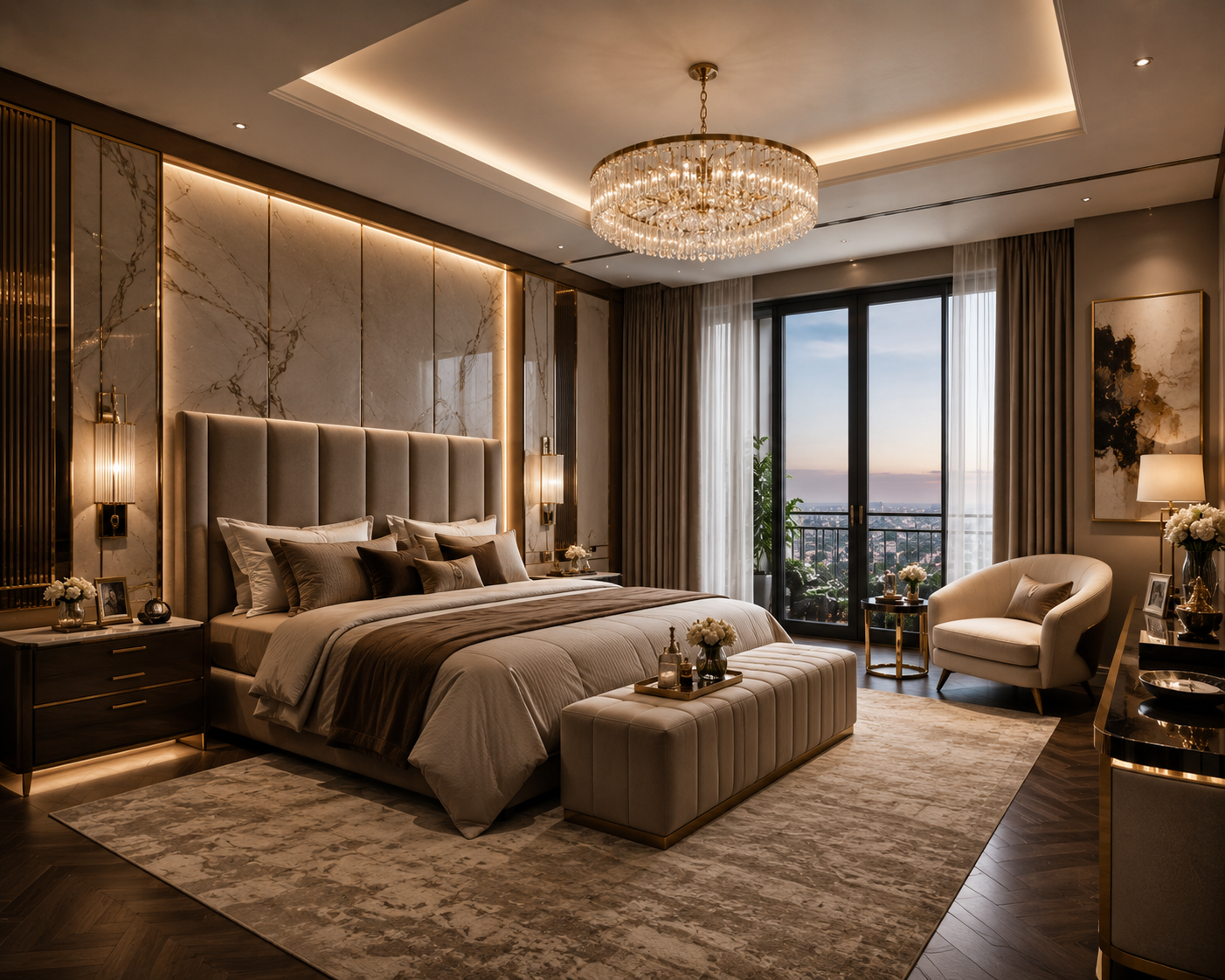 Luxury Bedroom Interior Designers in Raghava IRIS