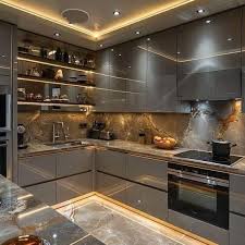 Luxury Modular Kitchen Designers in Aparna Sarovar Zenith