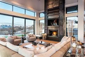 Luxury Living Room Interiors in Aparna Sarovar Zenith