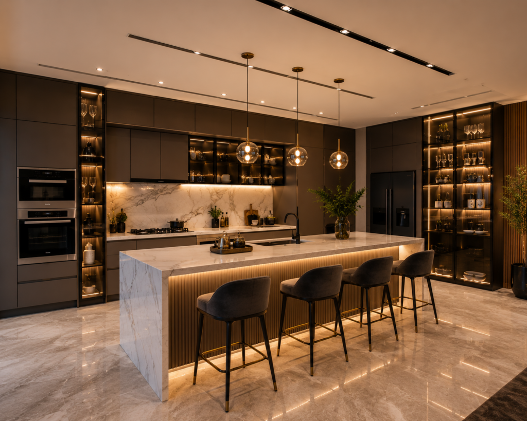 Luxury Modular Kitchen Designers in Aliens Space Station