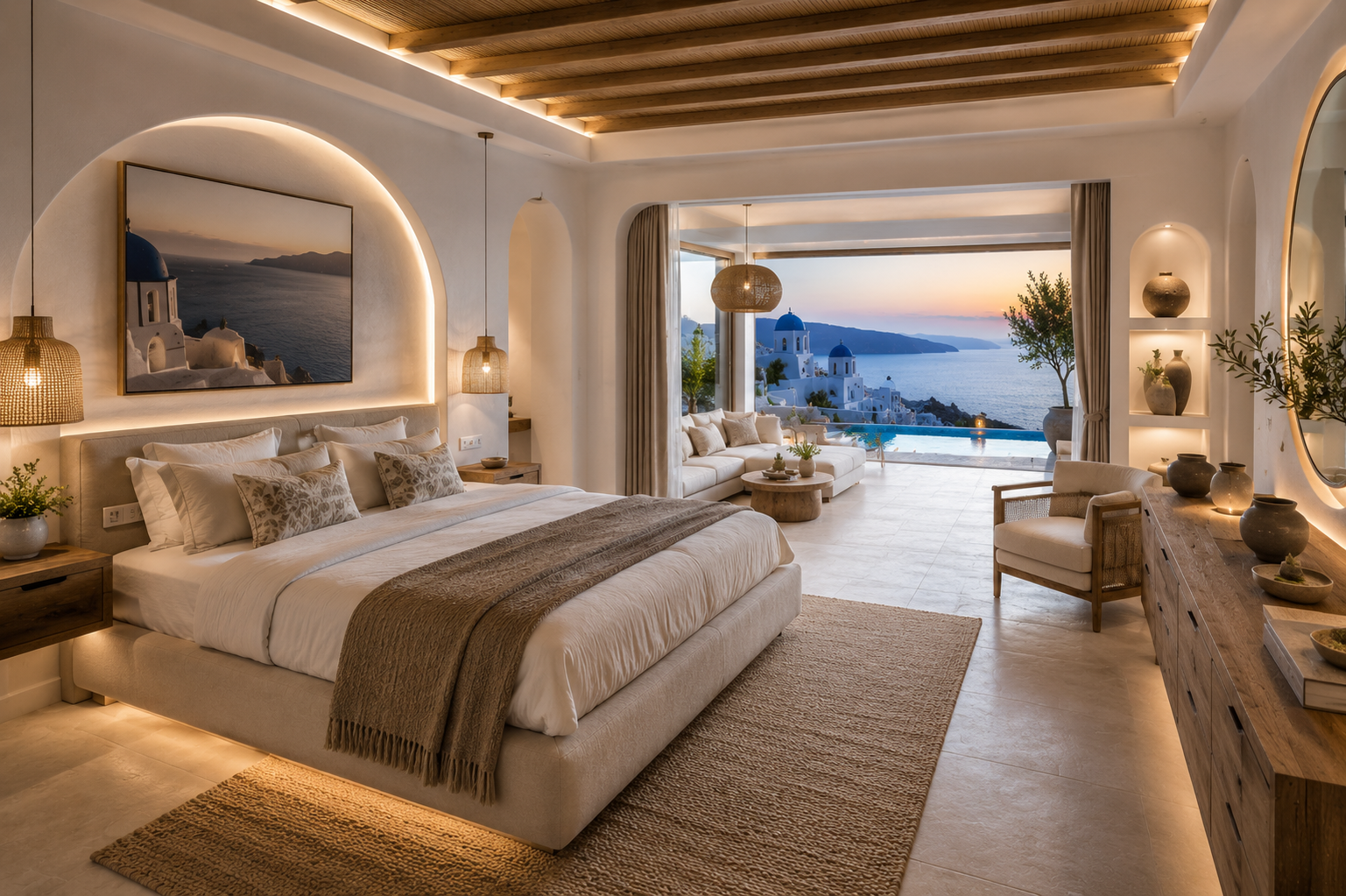Luxury Bedroom Interior Designers in Jayabheri The Peak