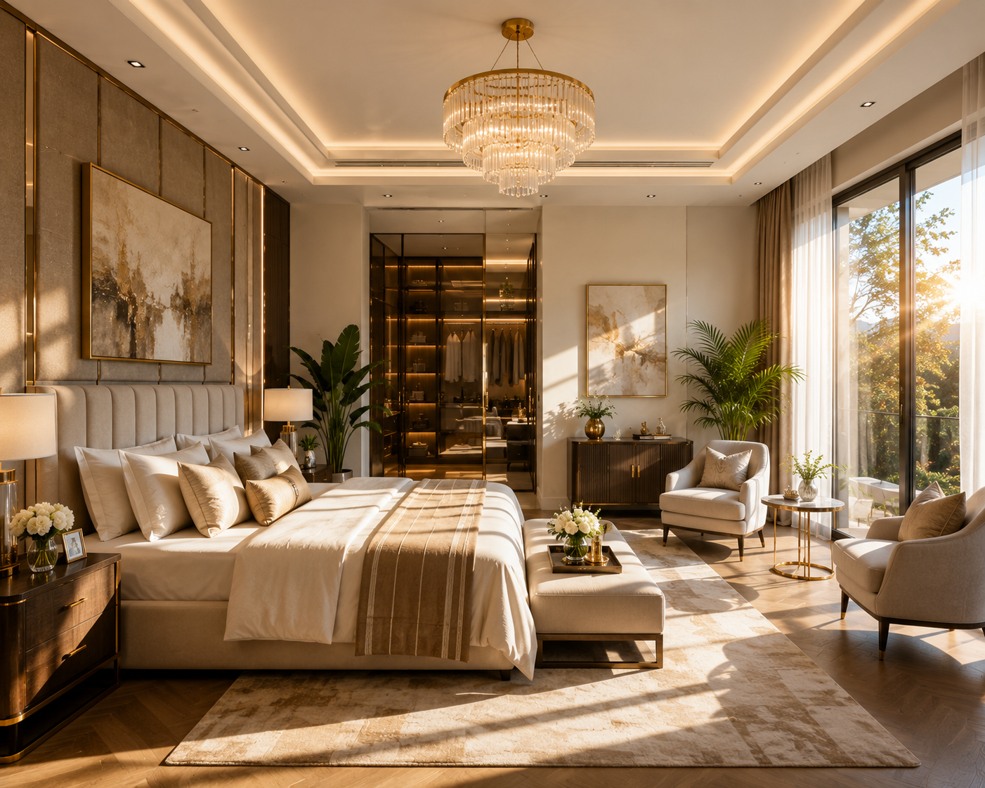 Luxury Bedroom Interior Designers in Aliens Space Station