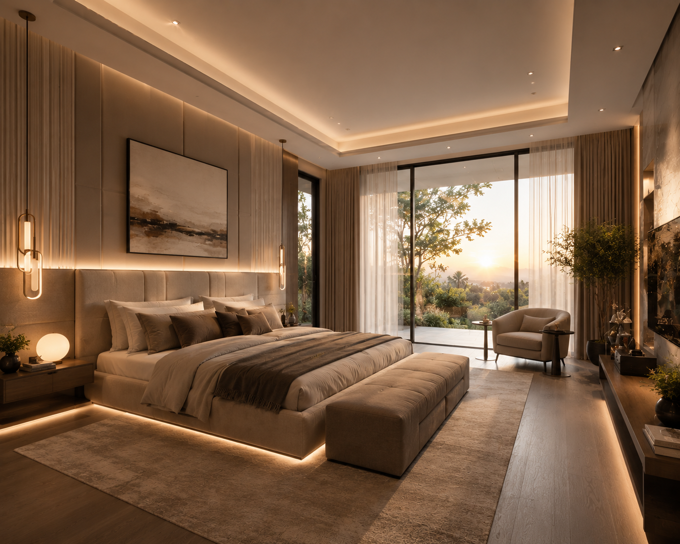 Luxury Bedroom Interior Designers in Casagrand Vybe