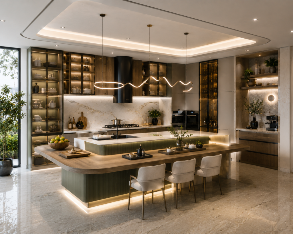 Luxury Modular Kitchen Designers in Brigade Kompally