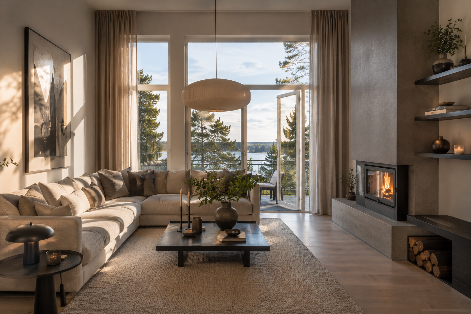 Luxury Living Room Interiors in Lanco Hills