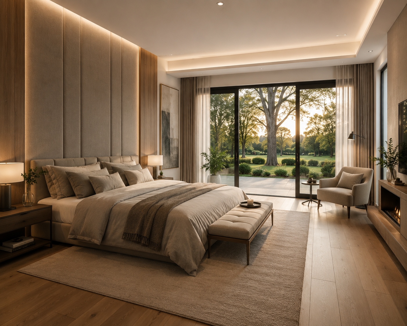 Luxury Bedroom Interior Designers in Sree Varaaha Aurum
