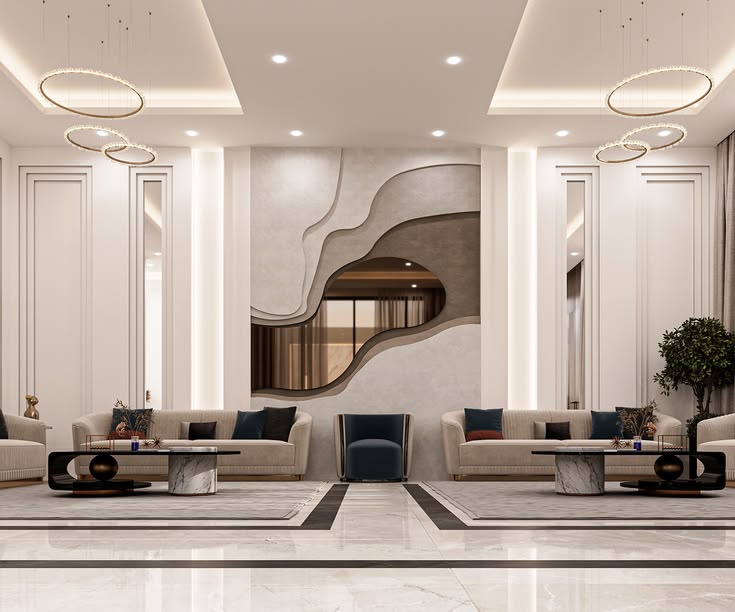 Luxury living room interior in DSR Park Ridge