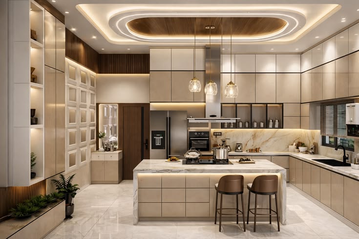 Luxury Modular Kitchen in The Classe by DSR