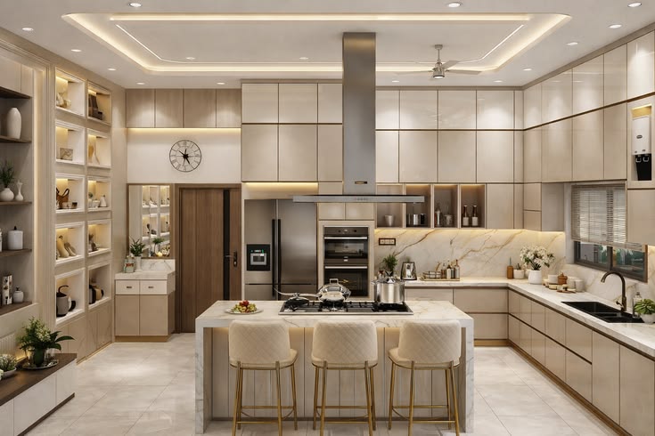 Luxury Modular Kitchen interior in DSR Park Ridge