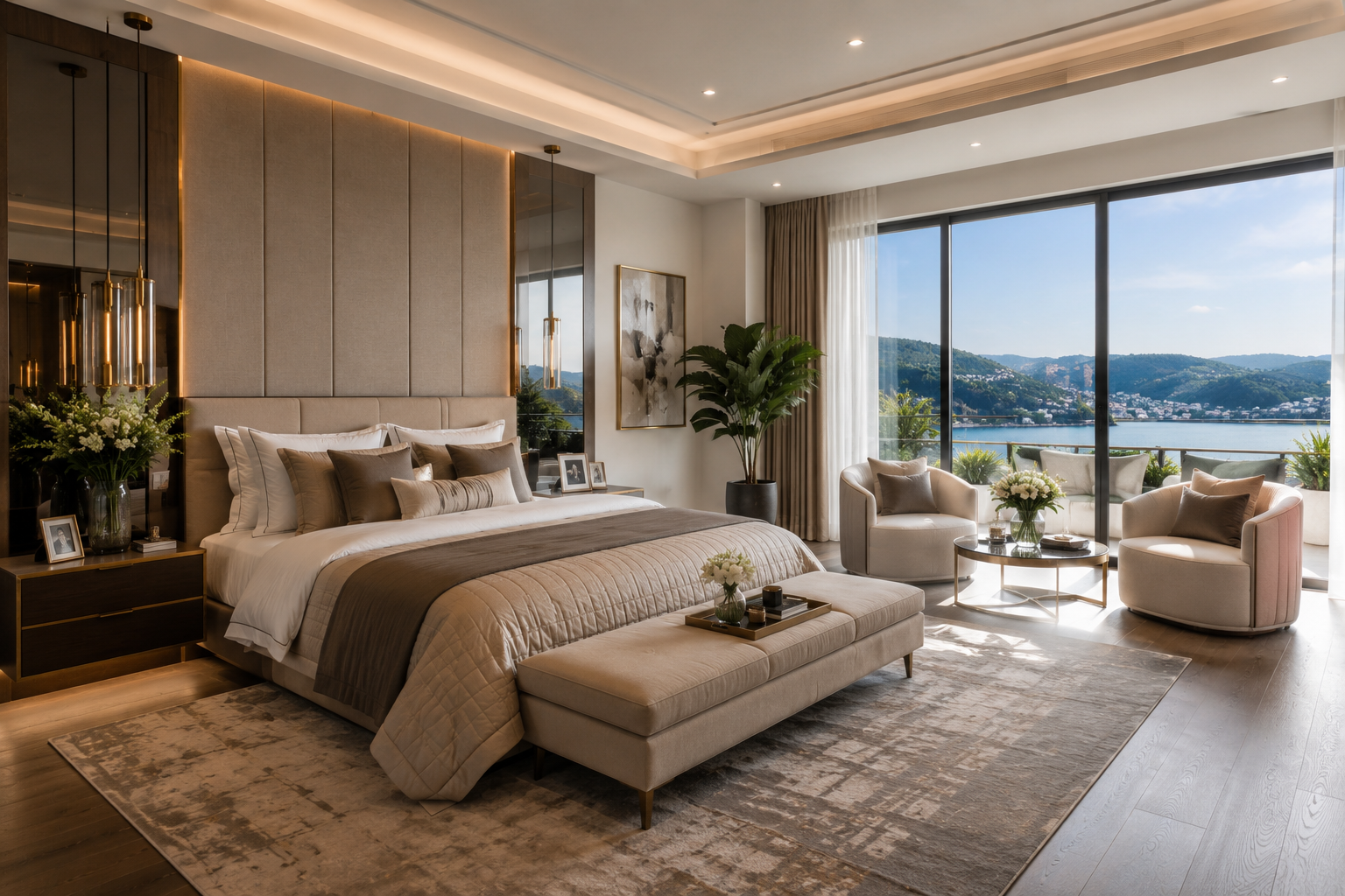 Premium Bedroom Interior Designers in Ramky One Symphony