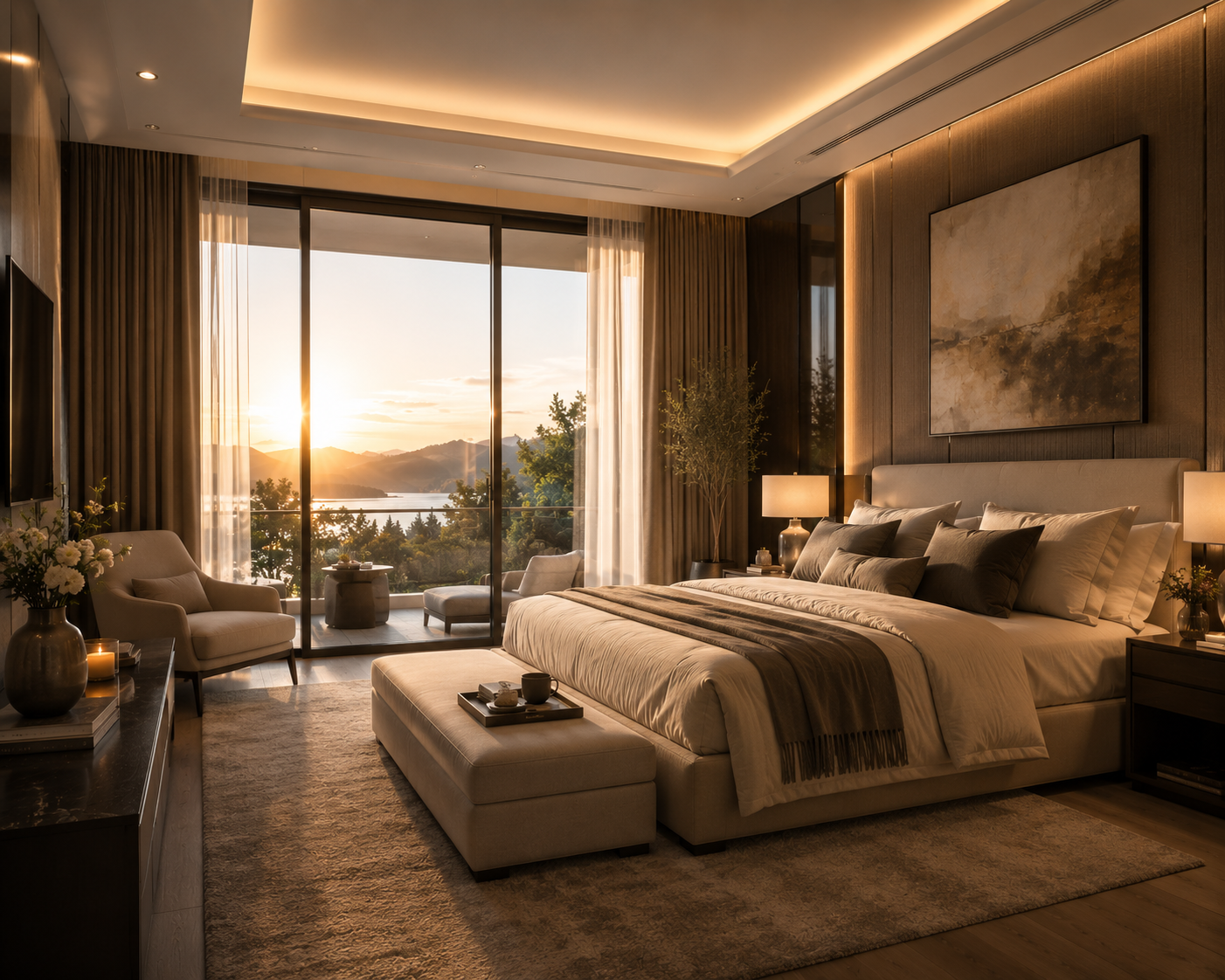 Premium Bedroom Interior Designers in The Spectrum by Ramky
