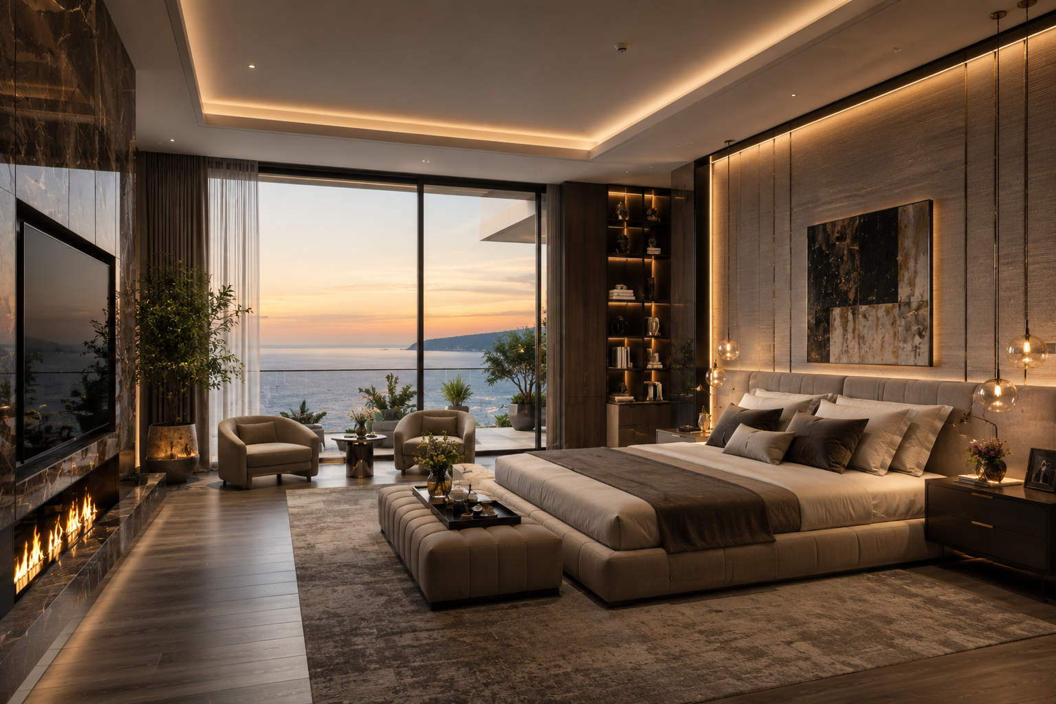 Premium Bedroom Interior Designers in Ramky One Astra