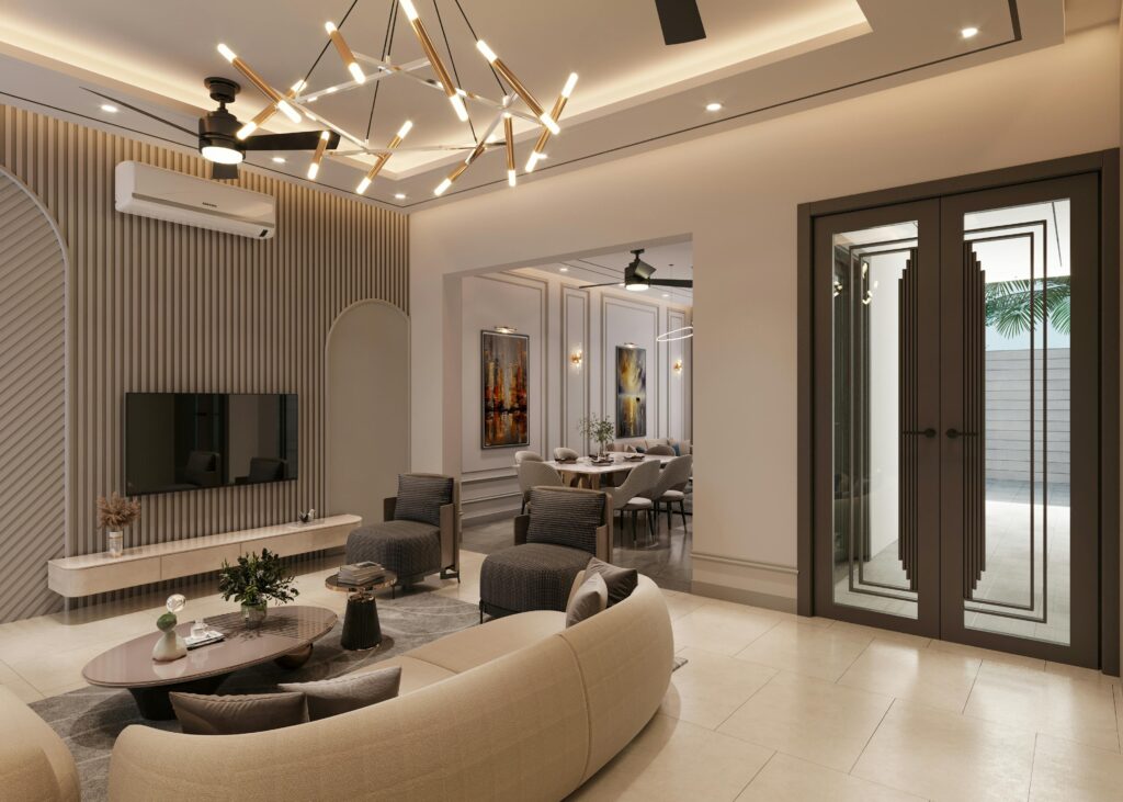Luxury Living room in Rajapushpa Retreat